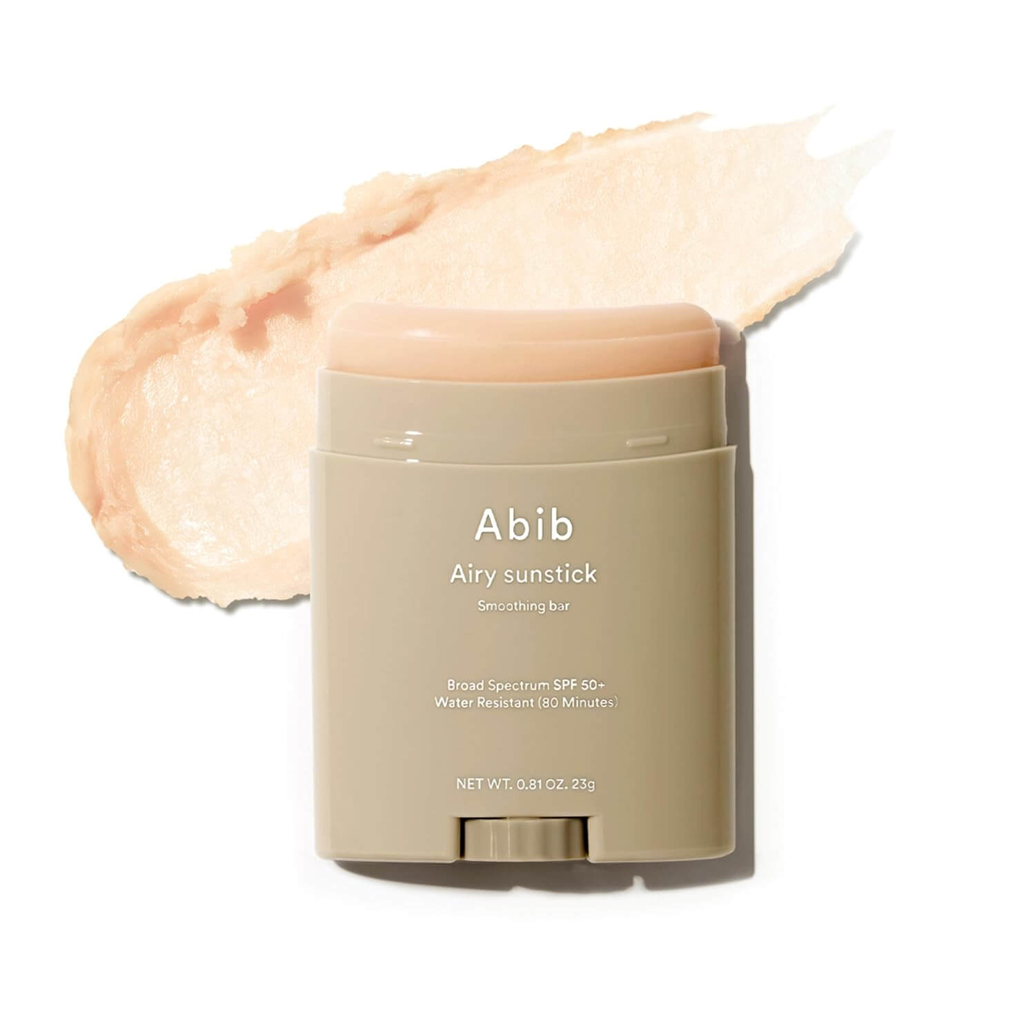 Abib Airy Sunstick SPF50+ – Semi-Matte Sunscreen Stick for Oily Skin, Water-Resistant, No White Cast, Korean Skincare, 0.81 oz