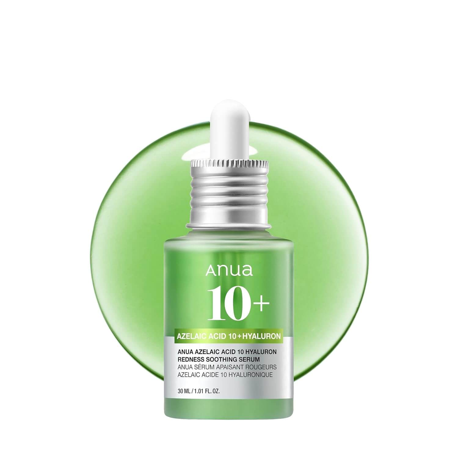 Anua Azelaic Acid 10% Serum – Redness Soothing Blemish Care for Oily & Acne-Prone Skin with Hyaluronic Acid, Korean Skincare, 1.01 fl oz