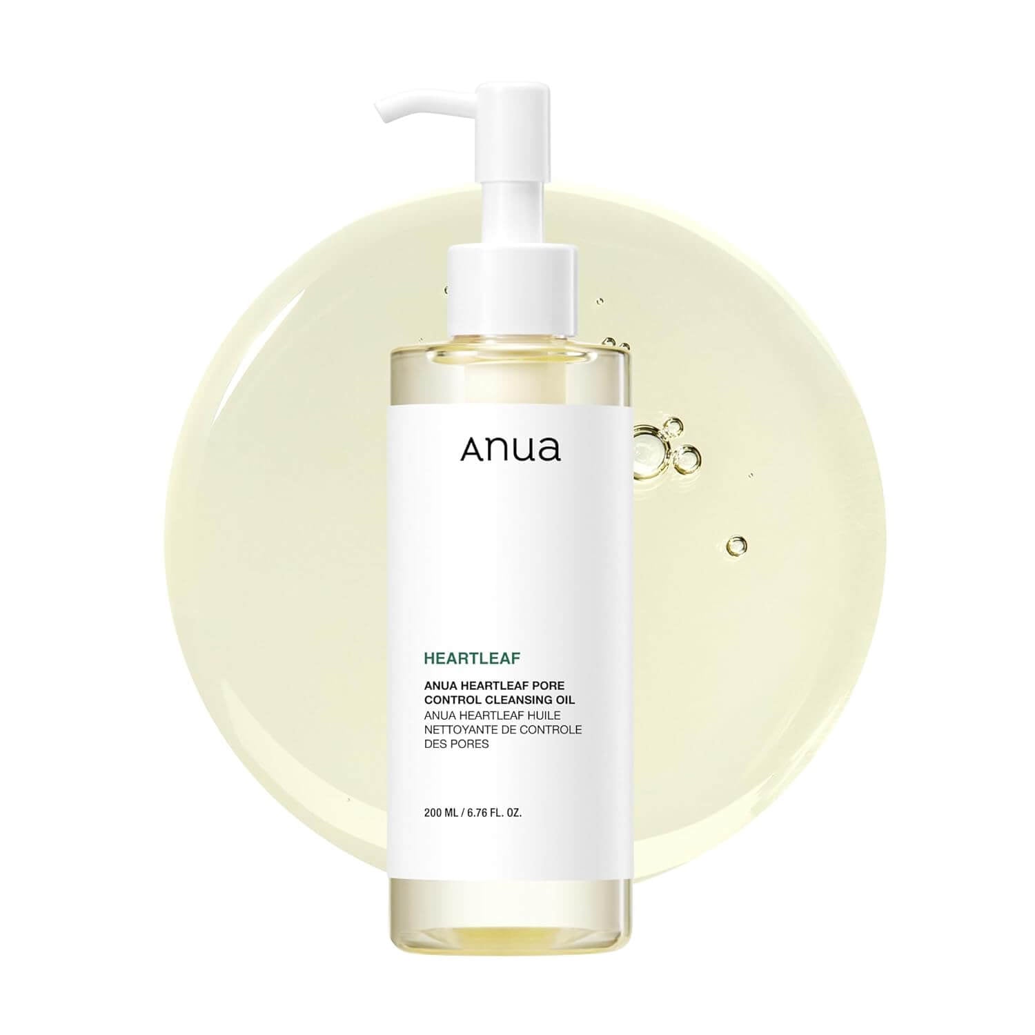 Anua Heartleaf Cleansing Oil – Pore Control Gentle Makeup Remover & Sebum Care, Korean Skincare, 6.76 fl oz