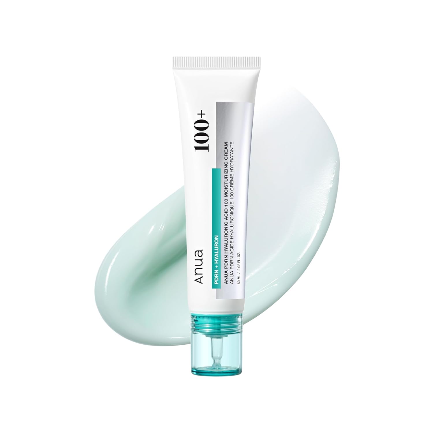 Anua PDRN Hyaluronic Acid Moisturizing Cream – Lightweight Hydrating Face Cream with Salmon DNA for Glass Skin, Korean Skincare, 2.02 fl oz