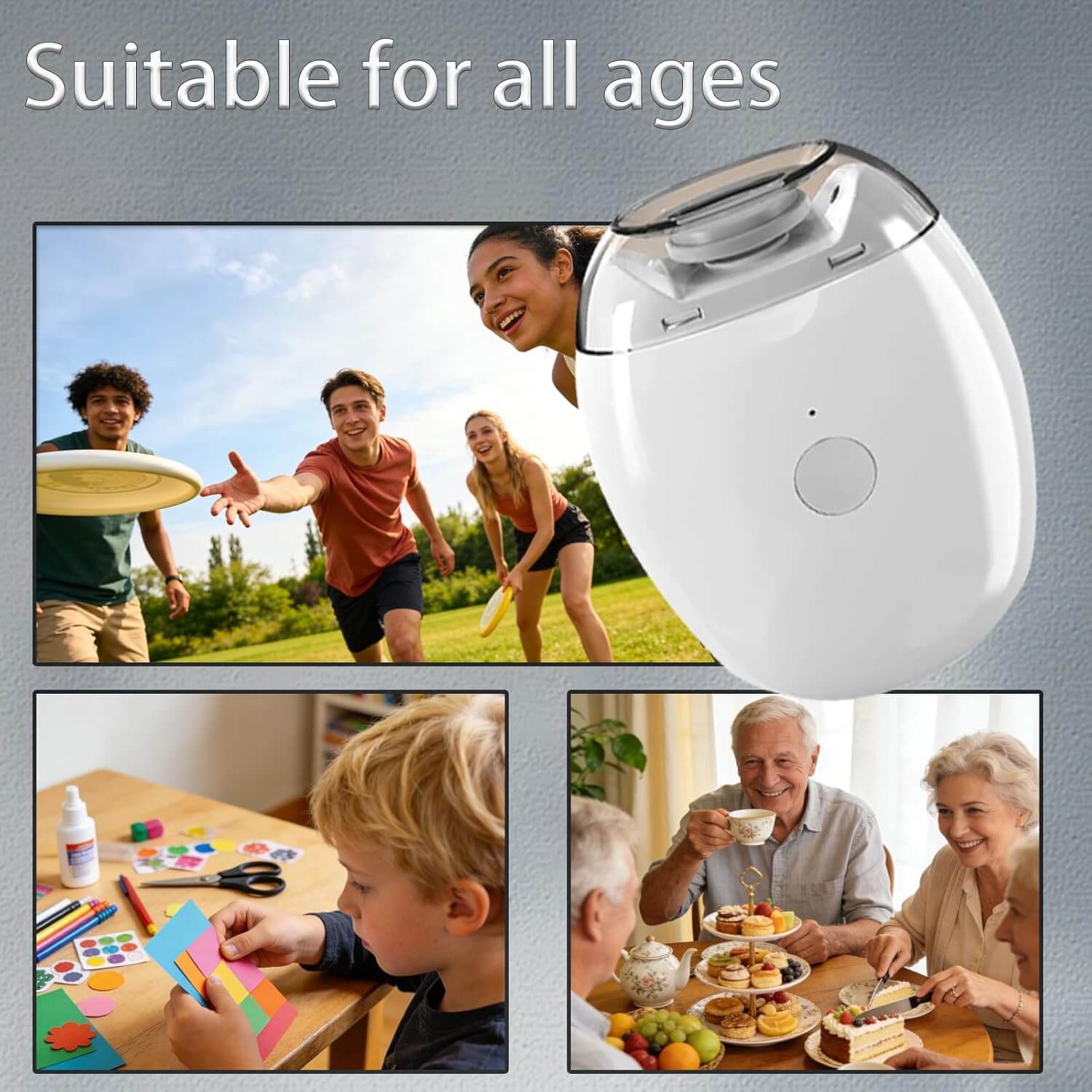 Automatic Electric Nail Clipper – Safe & Rechargeable Fingernail Trimmer, 1 Unit