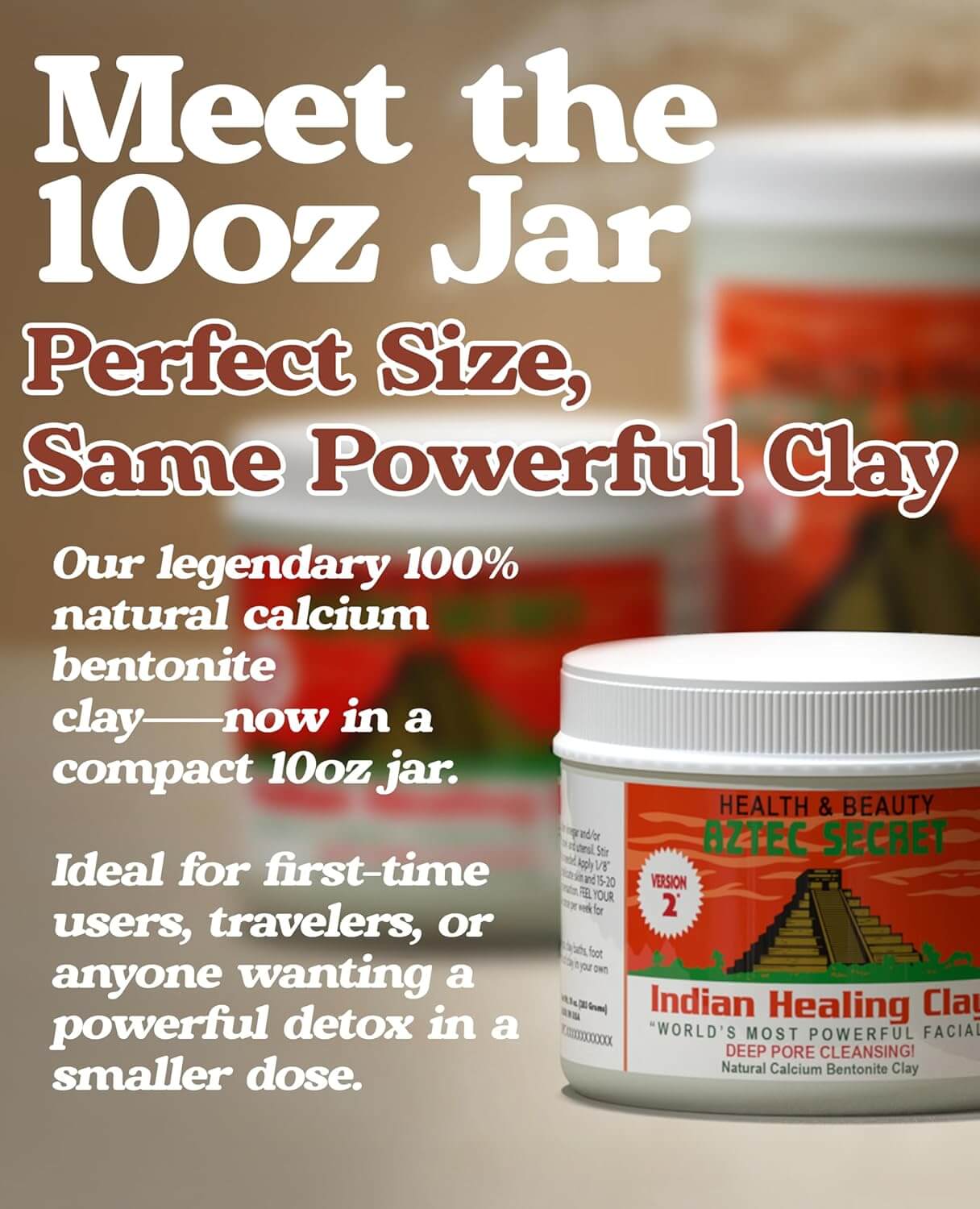 Aztec Secret Indian Healing Clay – Deep Pore Cleansing Bentonite Clay Mask, 1 lb