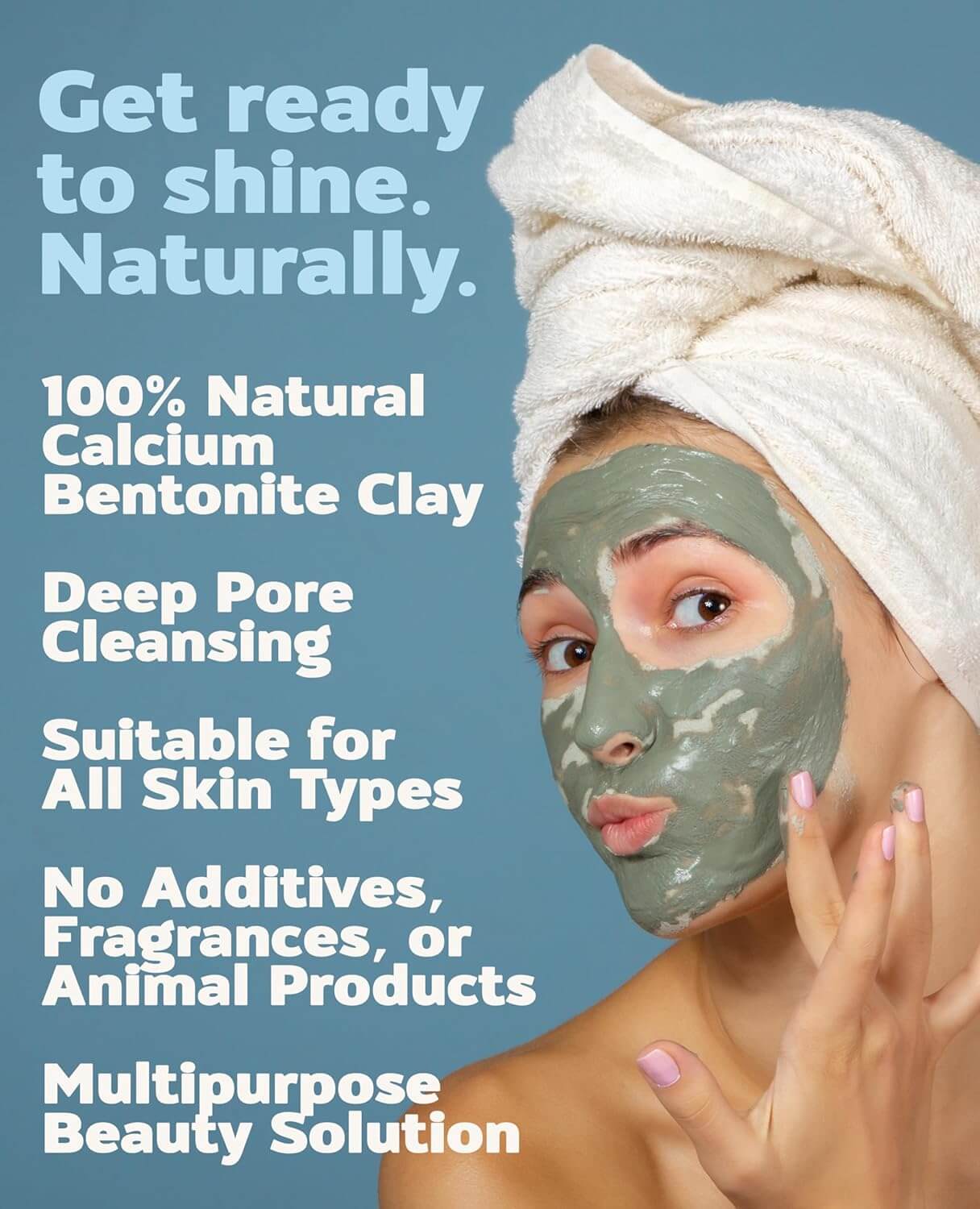 Aztec Secret Indian Healing Clay – Deep Pore Cleansing Bentonite Clay Mask, 1 lb
