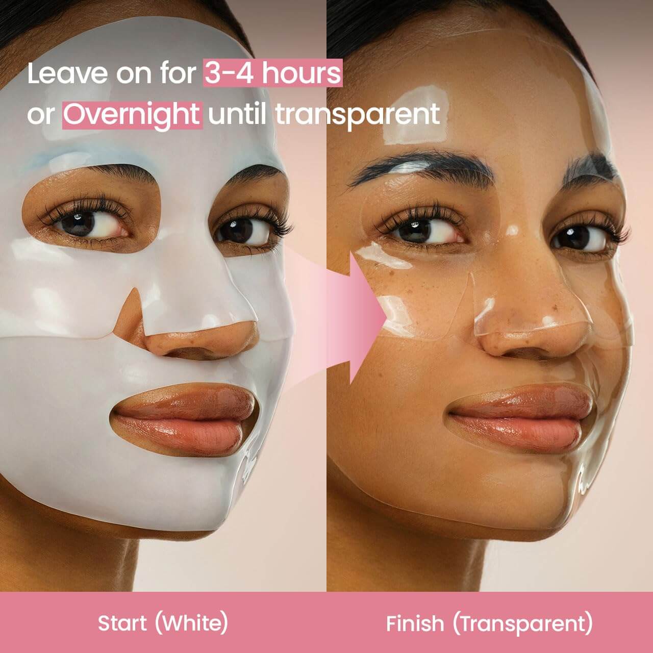 BIODANCE Bio-Collagen Hydrogel Mask – Hydrating & Pore Minimizing Overnight Face Mask, 4 Pack (1.19 oz each)