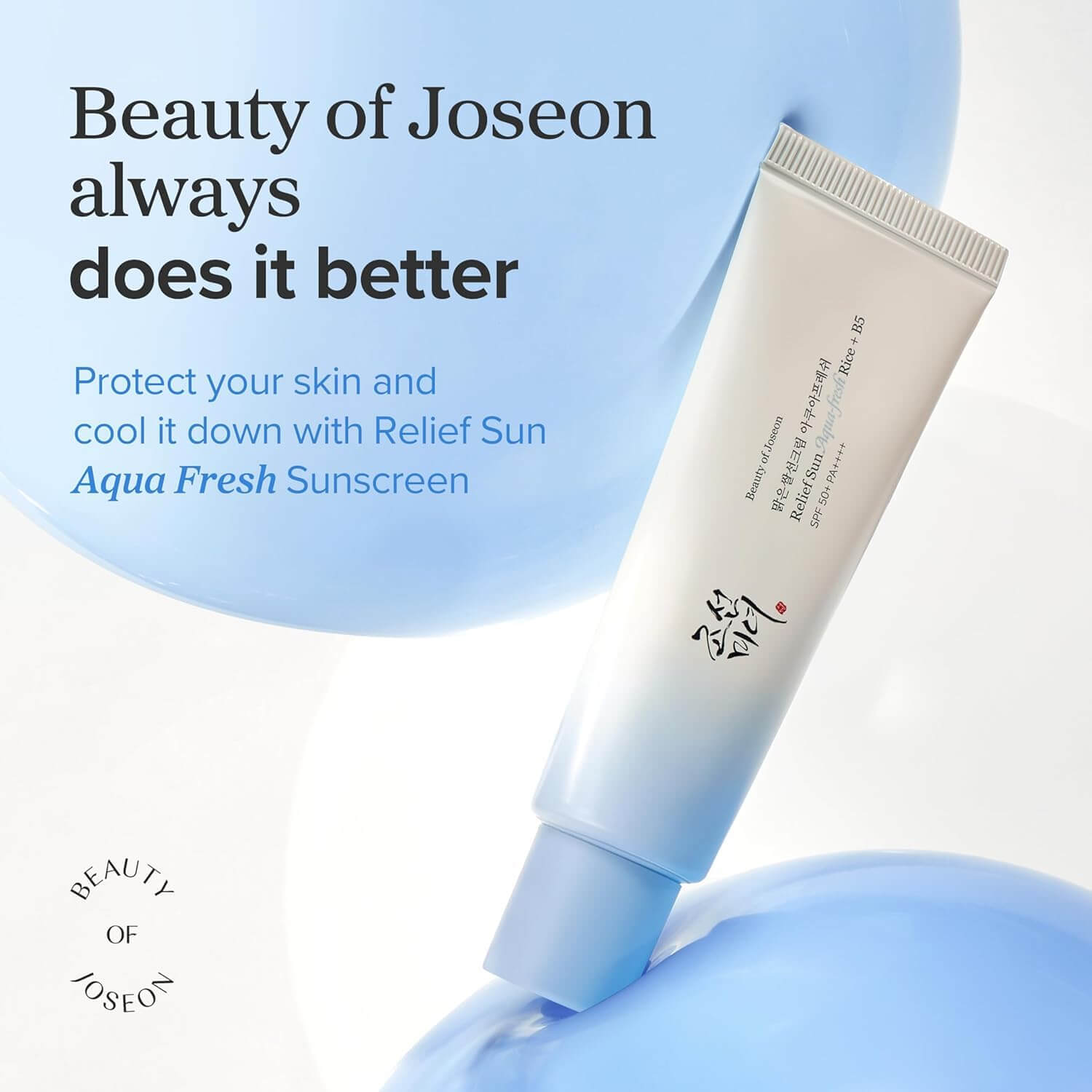 Beauty of Joseon Relief Sun Aqua-Fresh – Rice & B5 SPF 50+ Sunscreen, 50 ml