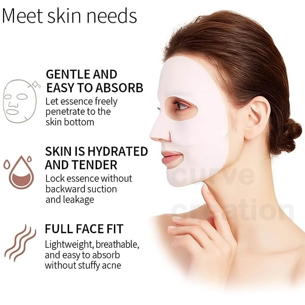 Bio Collagen Deep Night Mask – Hydrating Overnight Hydrogel Face Mask, 4 Pack