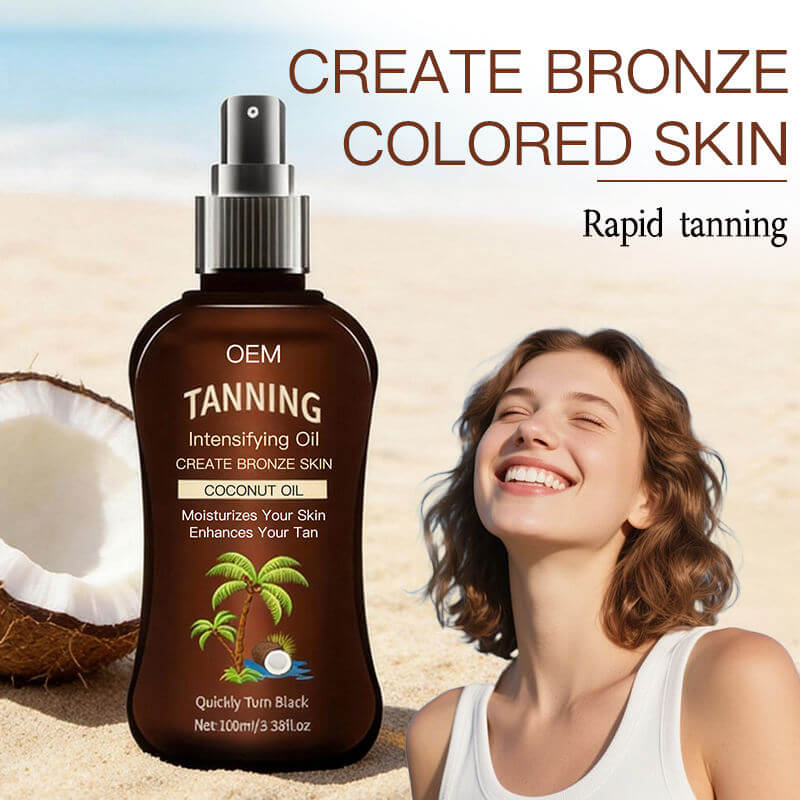 Coconut Tanning Oil – Moisturizing & Bronze Enhancing Self Tan Oil, 100 ml