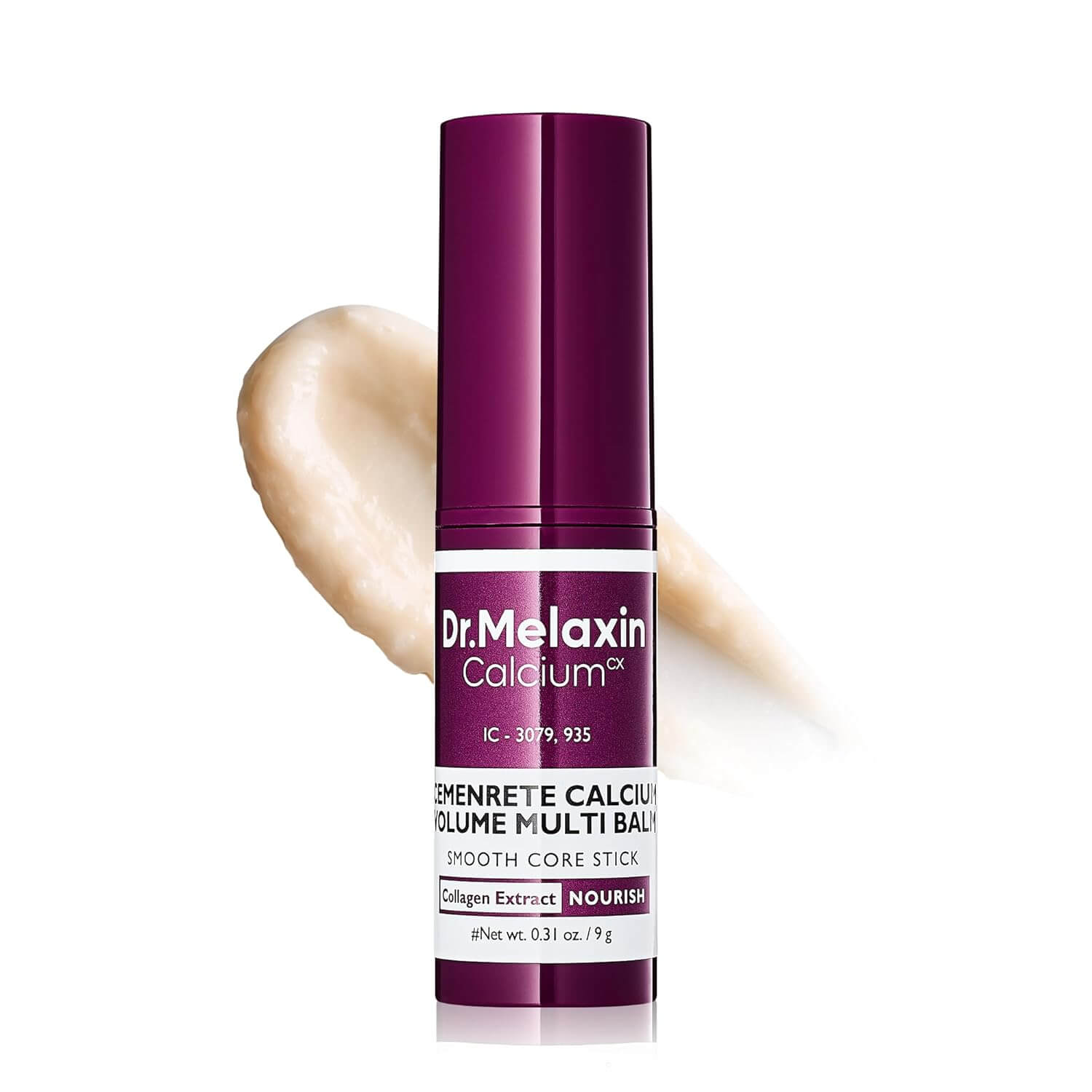 Dr.Melaxin Calcium Multi Balm Stick – Collagen & Elastin Hydrating Wrinkle Balm for Face, Eyes & Neck, Korean Skincare, 0.31 oz