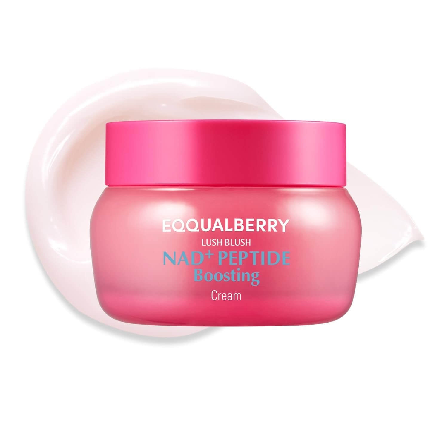 EQQUALBERRY NAD+ Peptide Cream – Anti-Aging Firming & Lifting Moisturizer with Peptides, Korean Skincare, 1.69 fl oz
