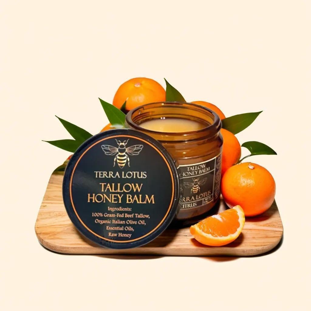 Grass-Fed Beef Tallow Balm with Raw Honey