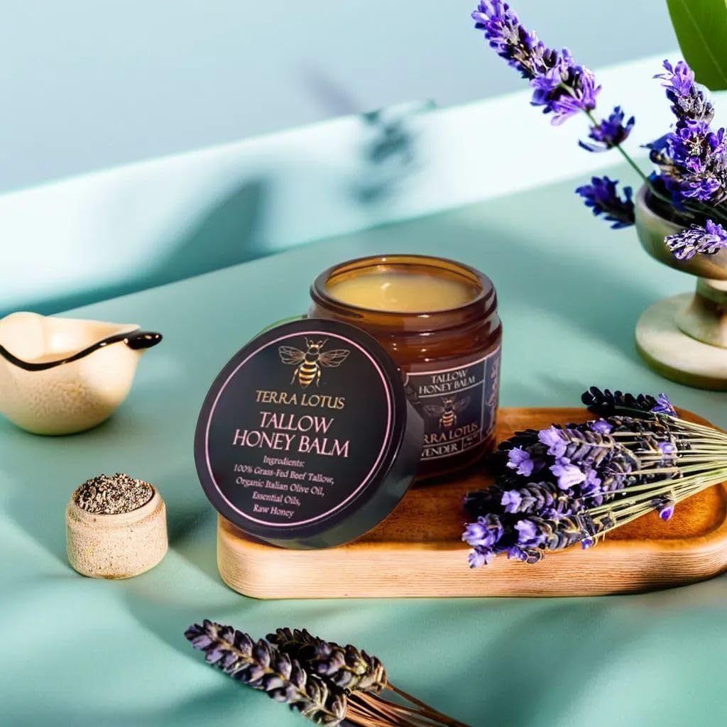 Grass-Fed Beef Tallow Balm with Raw Honey