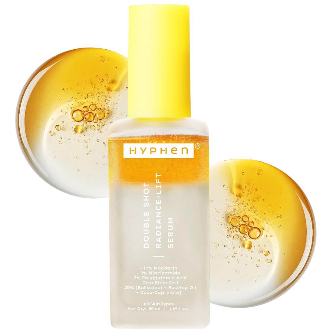 Hyphen Brightening & Collagen Serum – Hydrating & Firming Face Serum, 50 ml