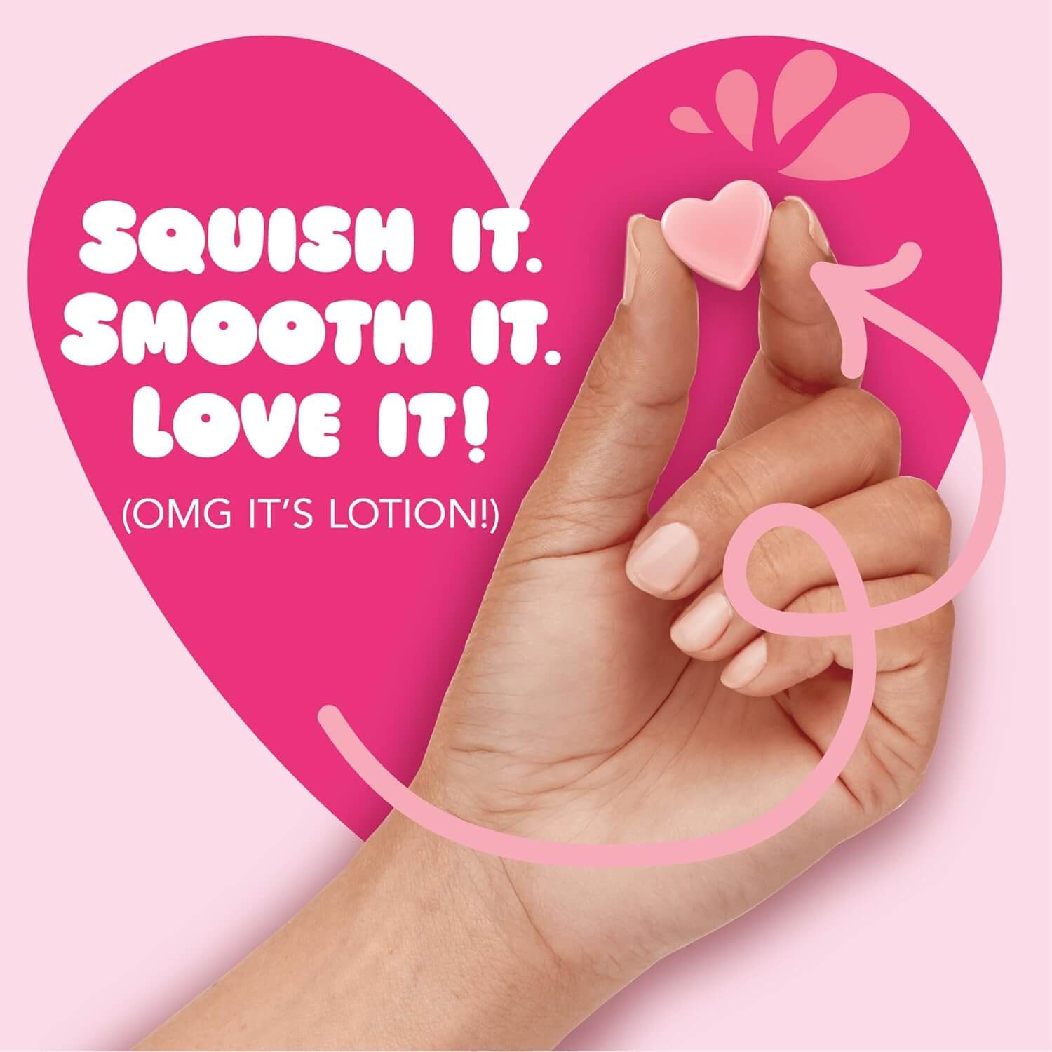 Jergens Cherry Almond Lotion Bursts – Heart-Shaped Moisturizer, 38 Ct