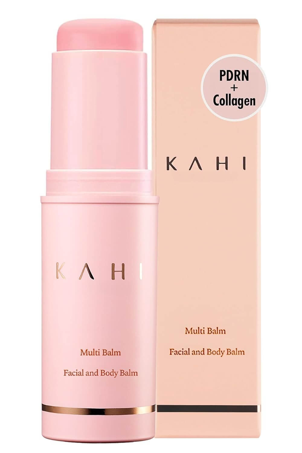 KAHI Wrinkle Bounce Multi Balm Stick – PDRN Collagen Hydrating Balm for Wrinkles, Face, Lips & Eyes, Korean Skincare