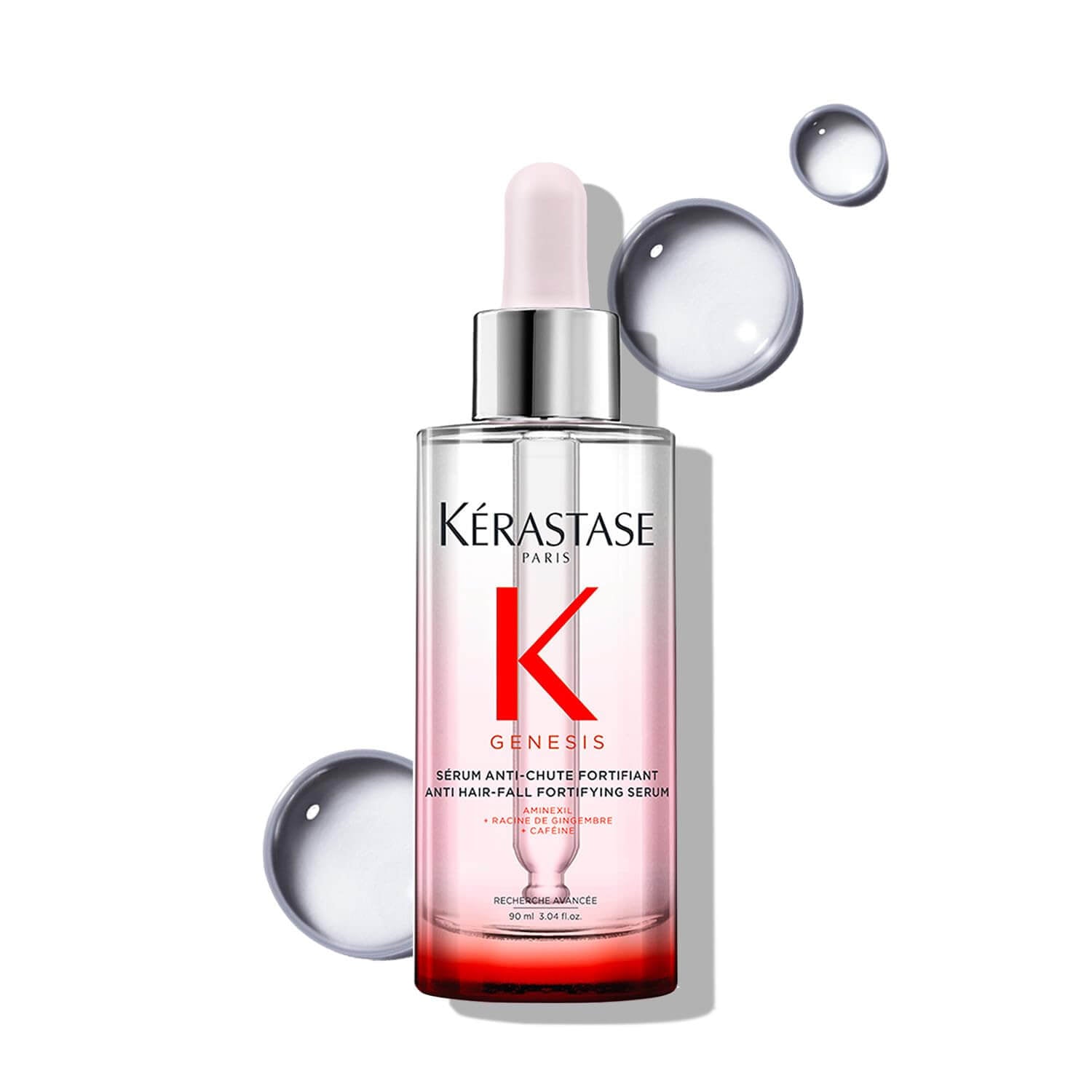 Kérastase Genesis Anti-Hair Fall Serum – Strengthening & Hairfall Control Serum, 90 ml