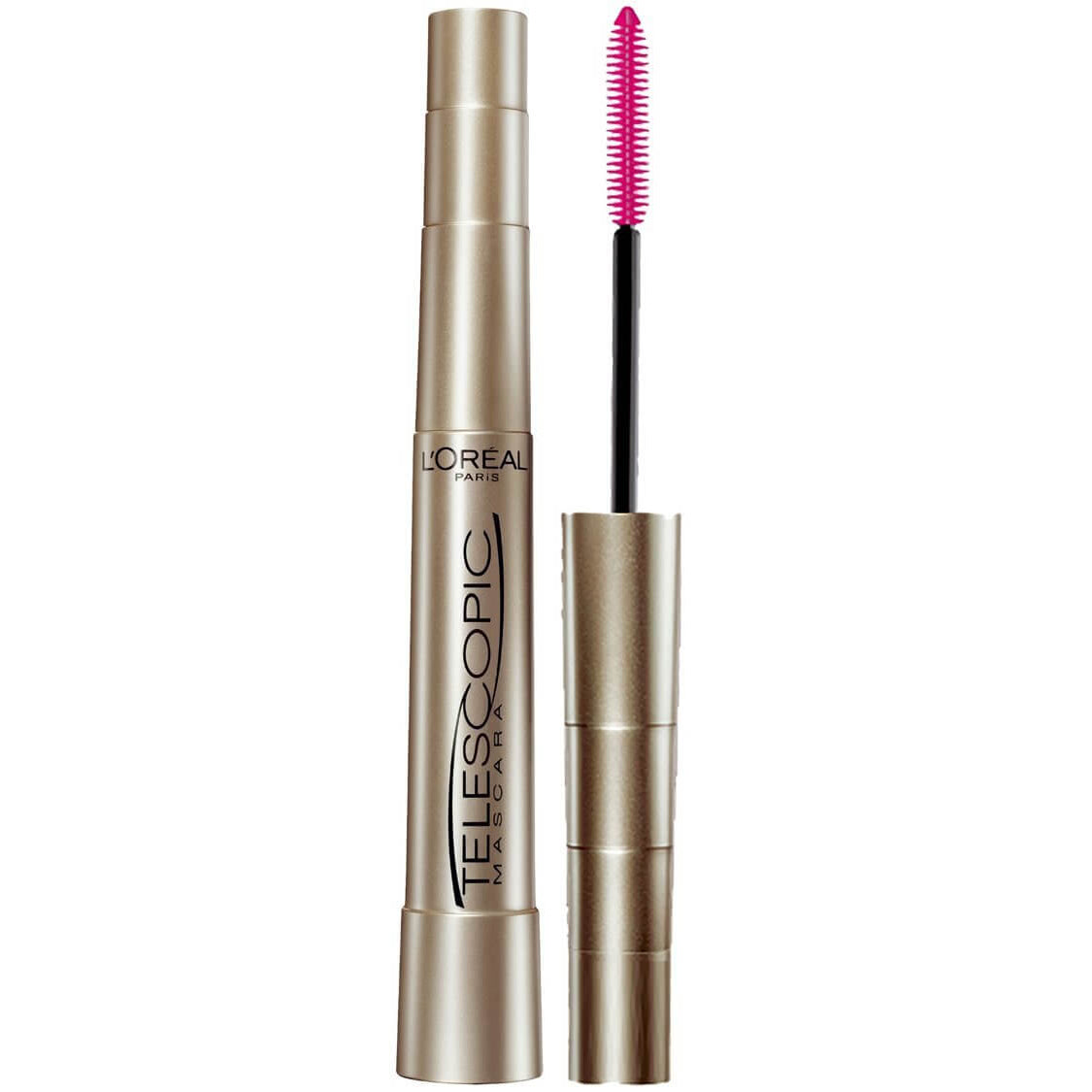 L’Oréal Paris Telescopic Mascara – Lengthening & Separating Washable Formula, Blackest Black, 0.27 fl oz