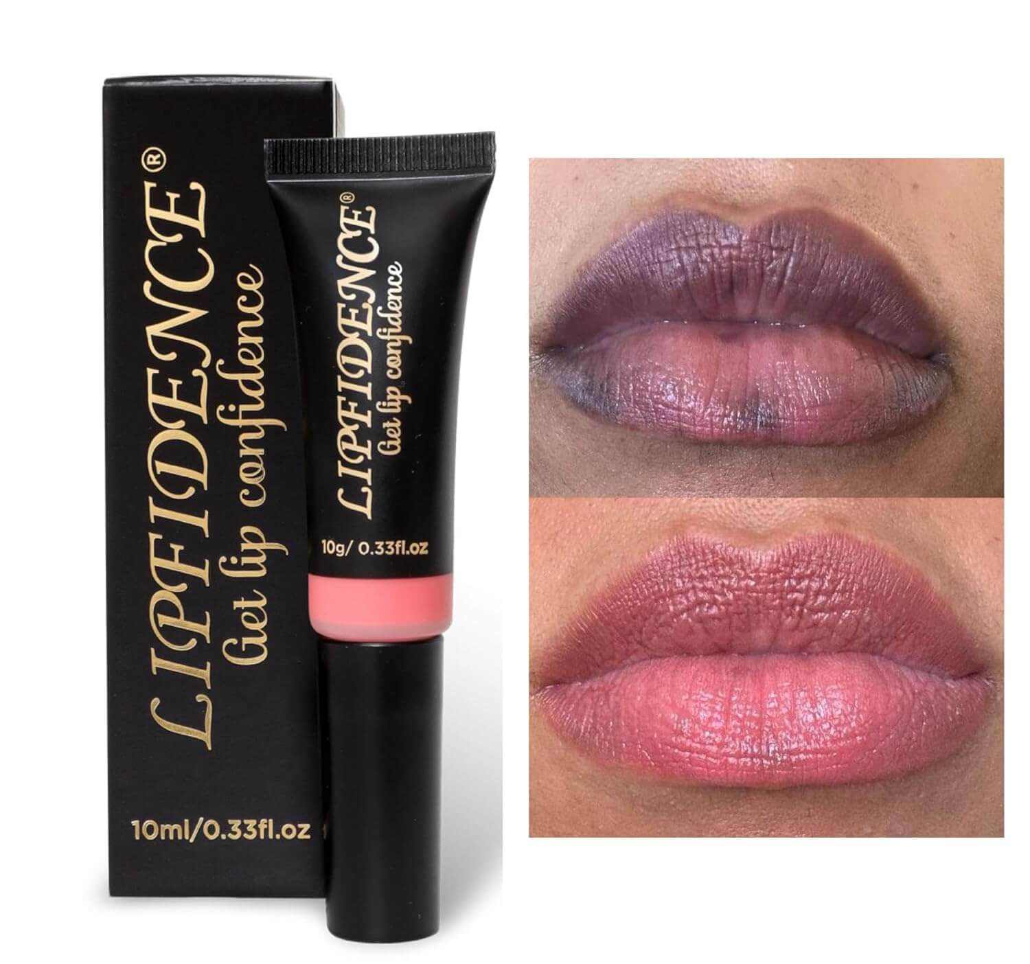 Lipfidence Lip Lightening Cream – Brightening & Discoloration Repair Lip Treatment, 0.33 fl oz (10 ml)