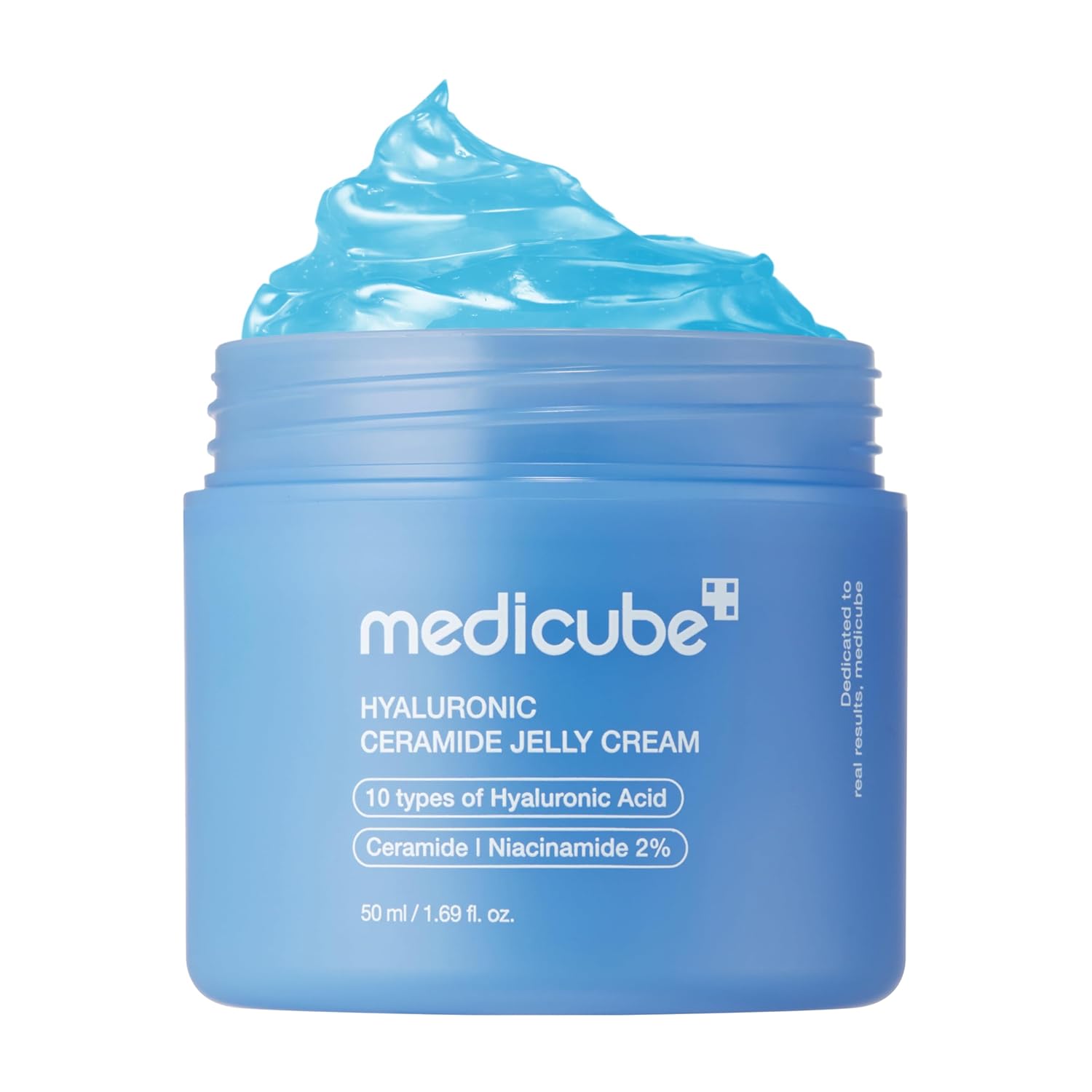 Medicube Jelly Cream – Hyaluronic Acid, Ceramides & Peptides Moisturizer for Long-Lasting Hydration, 1.69 fl oz