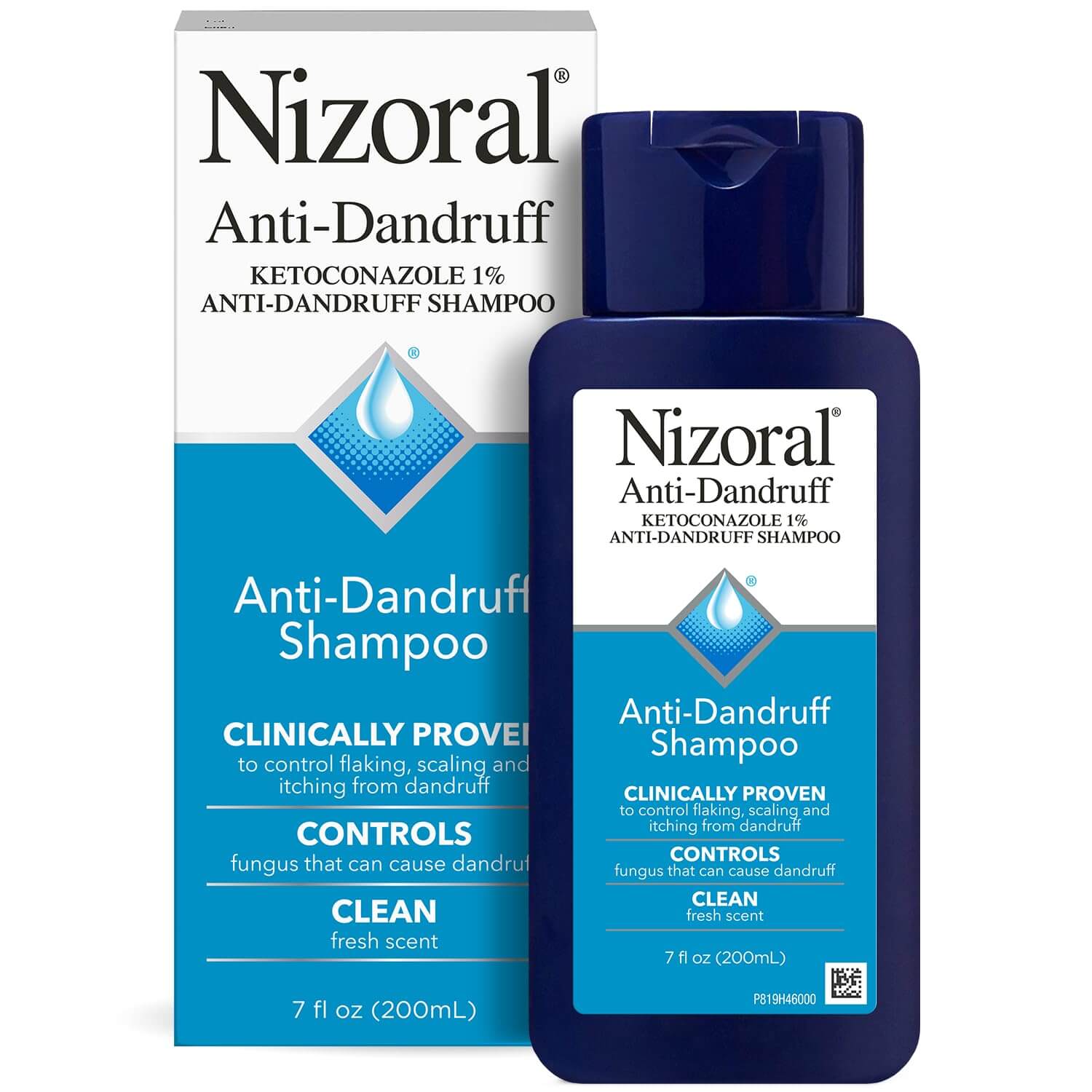 Nizoral Anti-Dandruff Shampoo – 1% Ketoconazole Scalp Treatment Shampoo, 7 fl oz