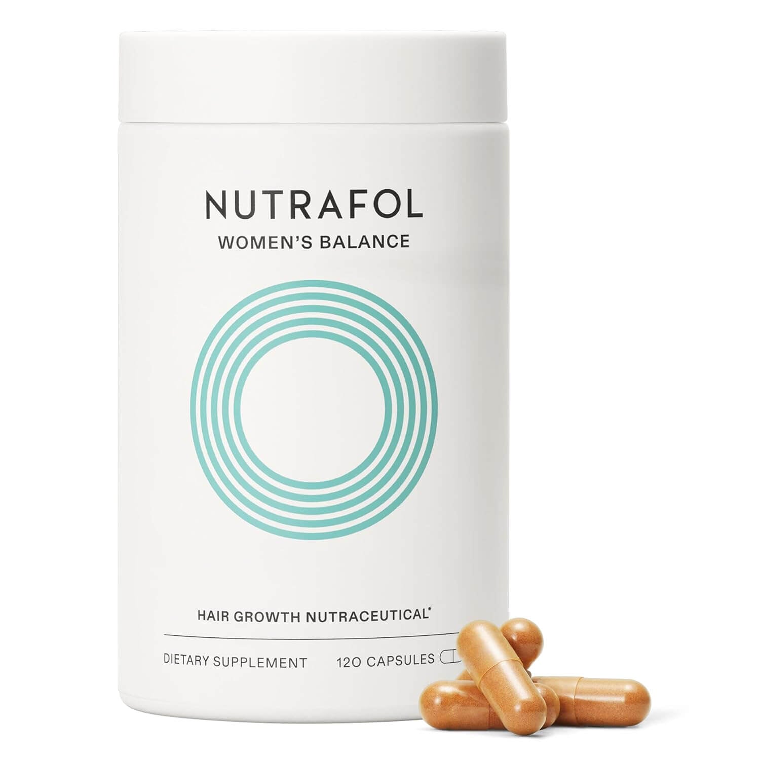Nutrafol Women’s Balance Hair Supplement – 45+, Thicker Hair Support, 1 Month Supply