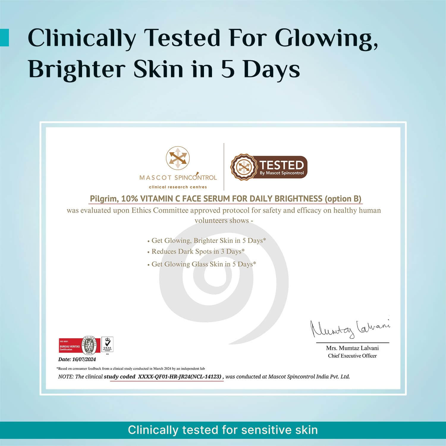 Pilgrim Vitamin C Serum – Brightening & Dark Spot Correcting Face Serum, 30 ml