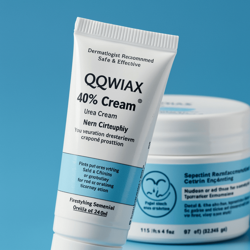 QQWIAX 40% Urea Cream – Intensive Moisturizing & Callus Repair Foot Cream, 4 oz
