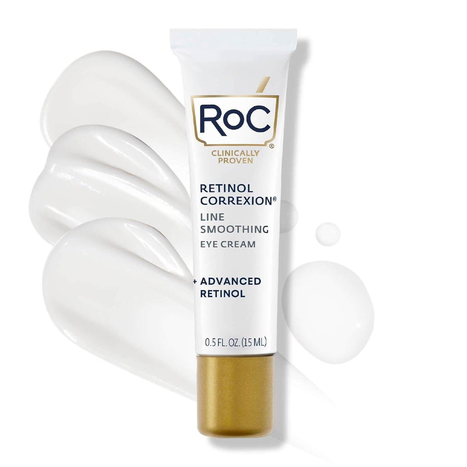 RoC Retinol Correxion Eye Cream – Retinol Treatment for Dark Circles, Puffiness & Wrinkles, 0.5 oz