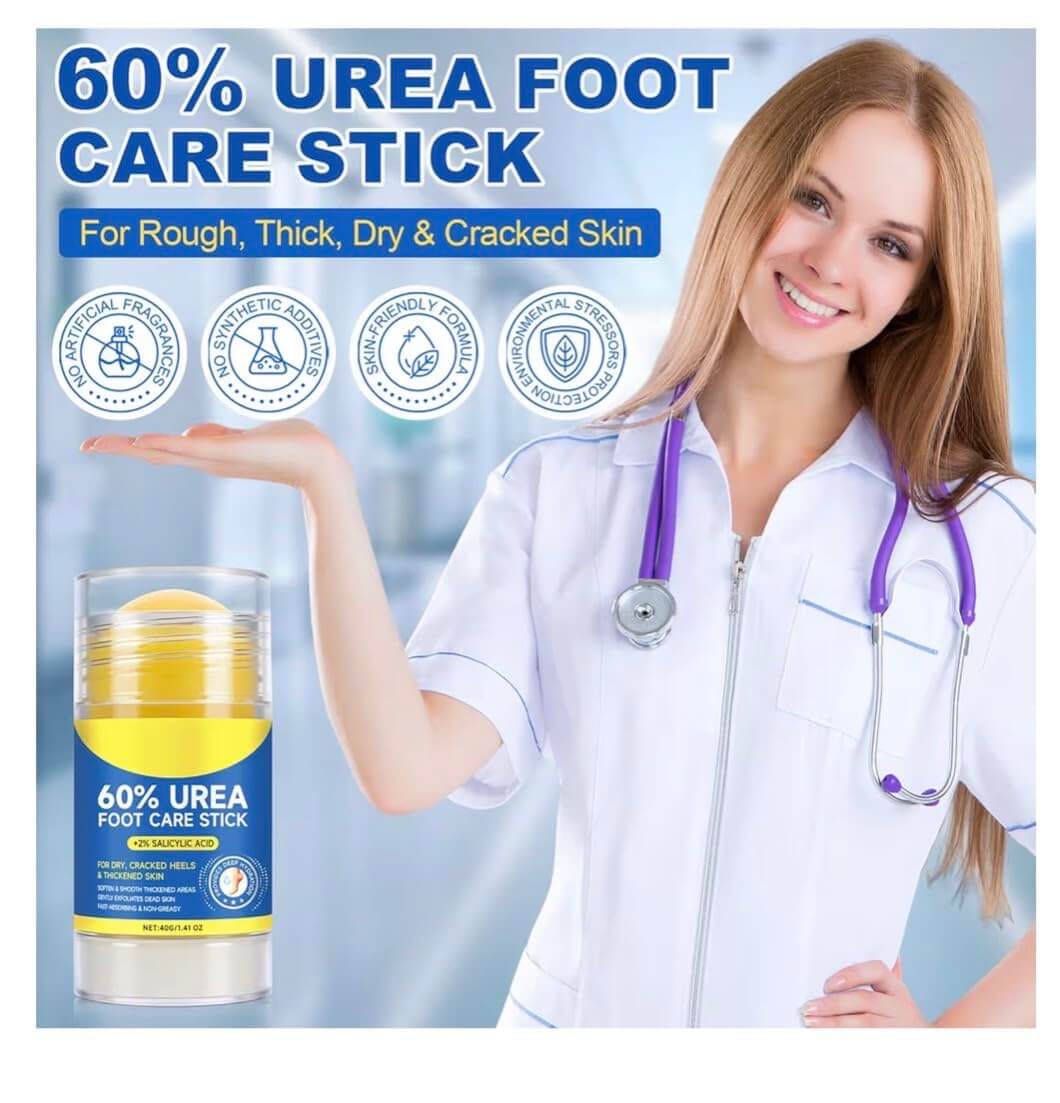 Salicylic Acid Foot Cream – Exfoliating & Hydrating Callus Repair Moisturizer, 3.38 fl oz