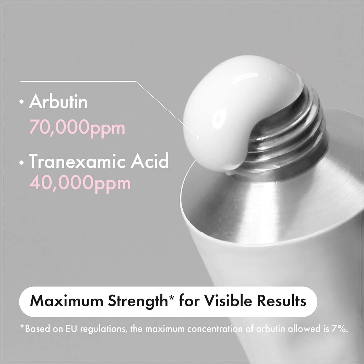 TOSOWOONG Arbutin & Tranexamic Cream – Dark Spot & Brightening Face Cream, 50 ml (1.69 fl oz)