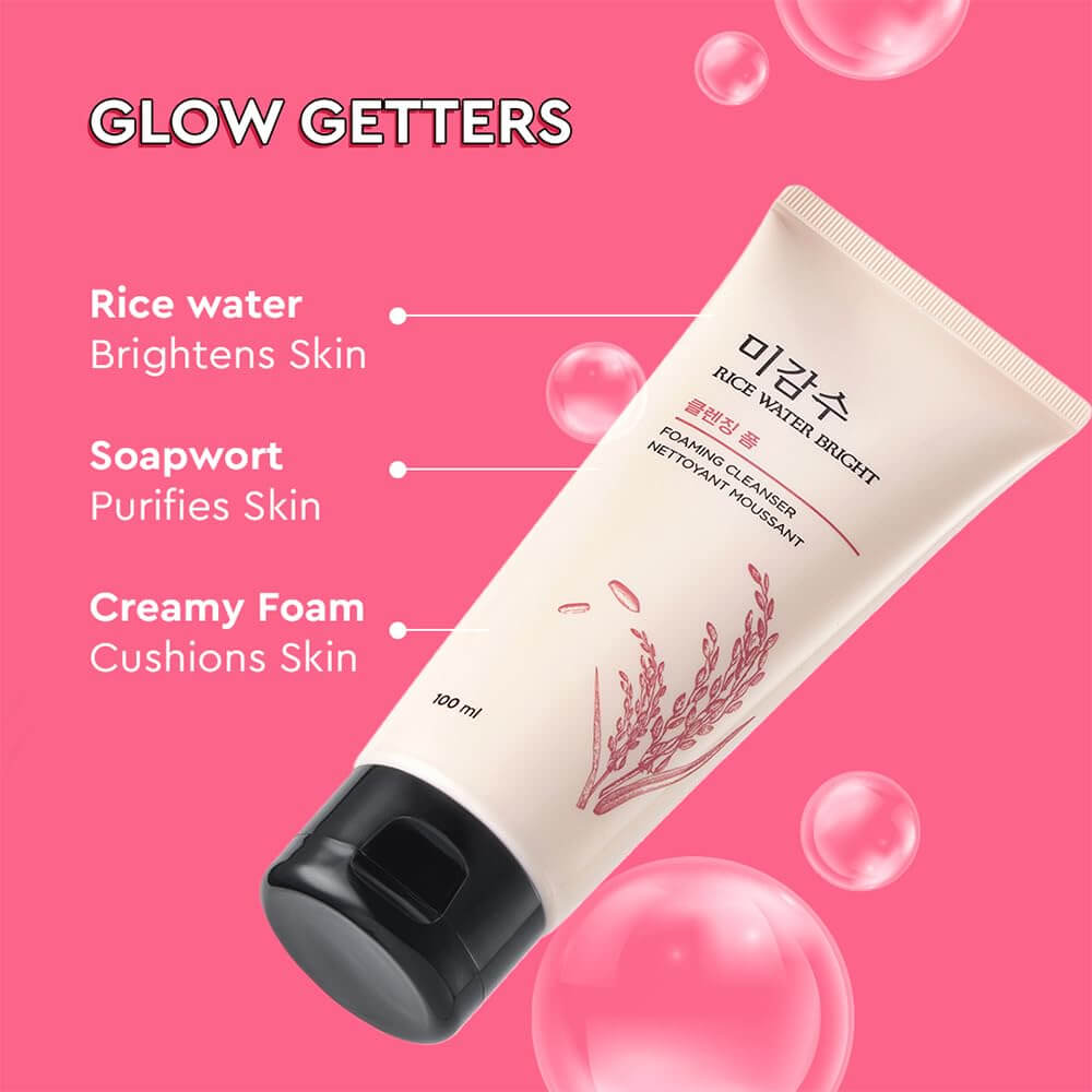 The Face Shop Rice & Ceramide Cream – Brightening & Barrier Repair Moisturizer, 50 ml
