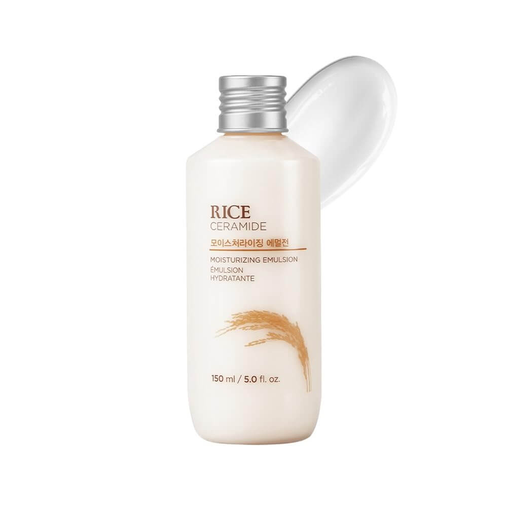 The Face Shop Rice & Ceramide Cream – Hydrating & Barrier Repair Face Moisturizer, 150 ml