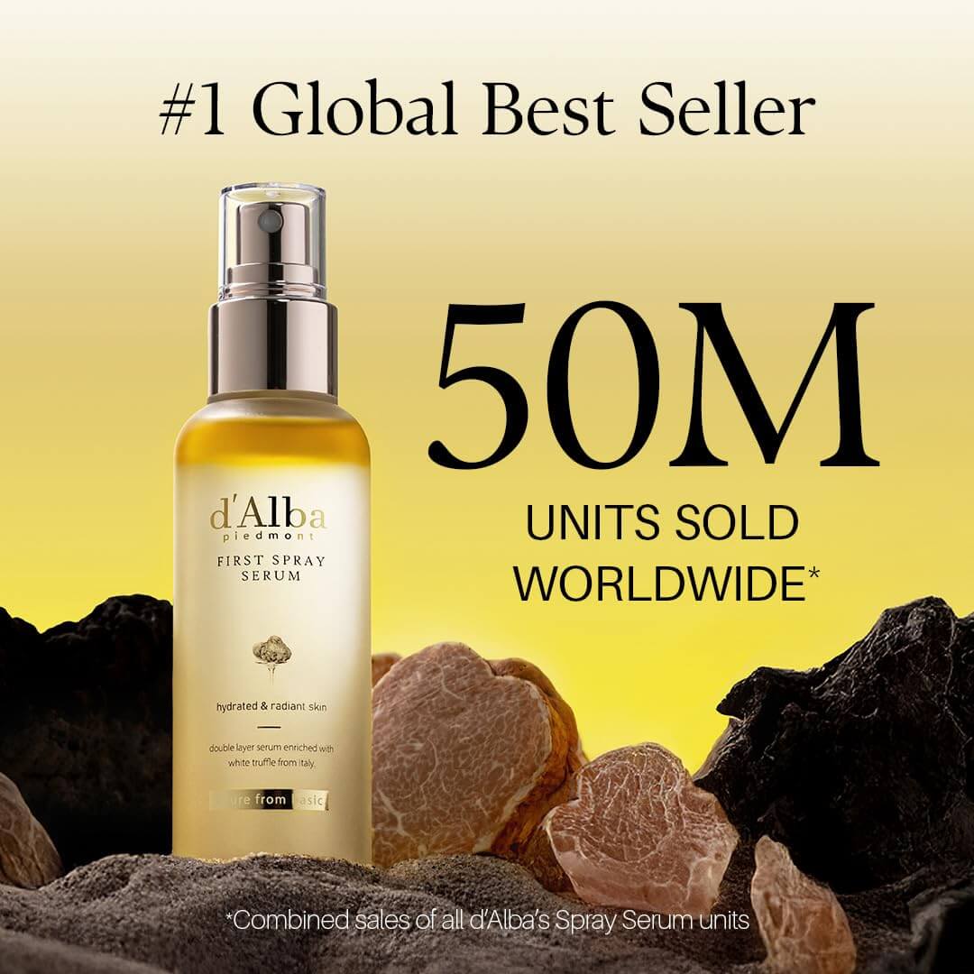 d'Alba White Truffle First Spray Serum – Hydrating & Glow Face Mist, 3.38 fl oz (100 ml)