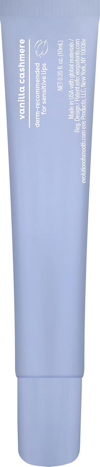 eos Cashmere Lip Butter – Vanilla Peptide Lip Moisturizer & Mask, 0.35 fl oz